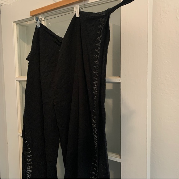 Matching cotton set - bell sleeve tie top with Thai fisherman pants - free size - Picture 7 of 10